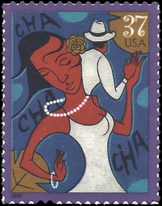#3941 37c Let's Dance Cha Cha Cha 2005 Mint NH