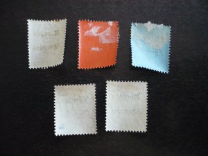 Stamps-British Offices in Morocco-Scott#20-25-Mint Hinged Part Set of 5 Stamps