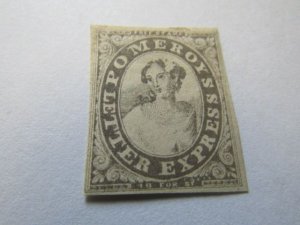 US Local Stamps 1844,Sc. # 117L2? Pomeroy's Letter Express 5c Black-Dull...