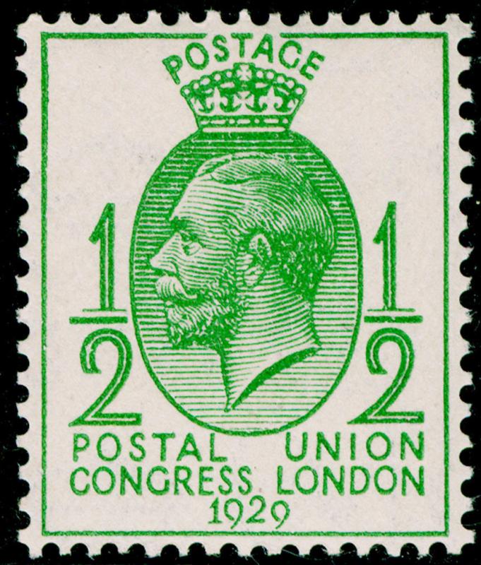 SG434, ½d green, NH MINT.