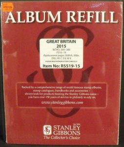15535   GREAT BRITAIN - STANLEY GIBBONS SUPPLEMENT 2015         SRP$ 49.95