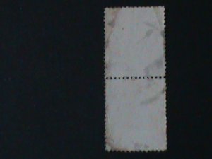 ​CHINA-1913-SC#207-CHINA JUNK- PAIR FANCY CANCEL VF101 YEARS OLD LAST ONE