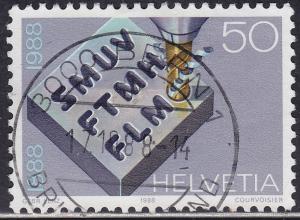 Switzerland 825 USED 1988 Assoc. of Metal & Watchmakers 5...