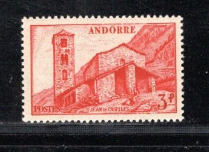 ANDORRA - FRENCH ADMINISTRATION SC# 115 FVF/MLH