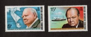 BRITISH ANTARCTIC TERRITORY Sc# 62 - 63 MNH FVF Set-2 Churchill