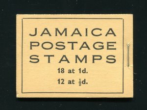 Jamaica 116a, 117a King George VI Complete Stamp Booklet MNH 5 Booklet Panes