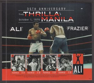 Tuvalu 1137 Boxing Souvenir Sheet MNH VF
