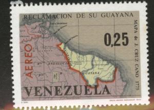 Venezuela  Scott C905 MNH** 1965 map stamp