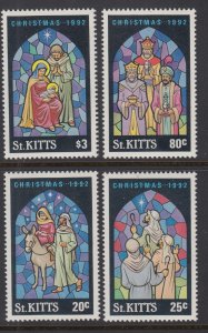 St Kitts 347-350 Christmas MNH VF