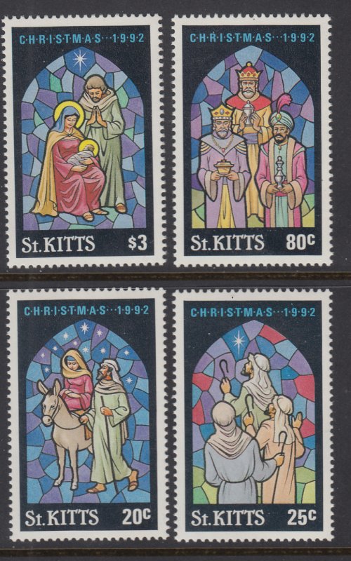 St Kitts 347-350 Christmas MNH VF