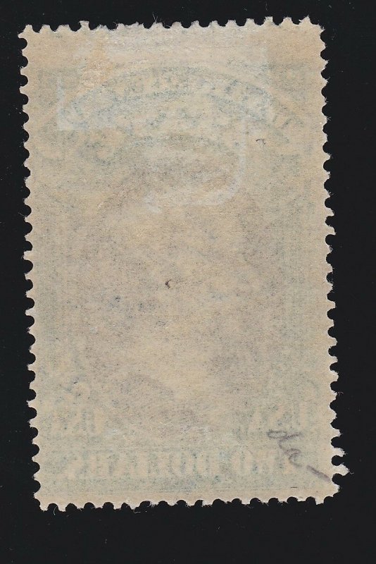 US O68 $2 State Dept Official Mint Plt# Capture & PSAG Cert F-VF OG LH SCV $1800