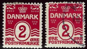Denmark SC#58a Mint & Used F-VF SCV$19.00...Worth a close look!!