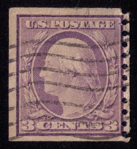 US Sc # 445 Washington 1914 F-VF