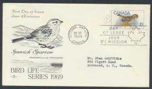 FDC SG 639 SC# 497 SPECIAL - please read details - Birds