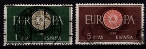 Spain 1960 Europa, 1st Anniv. of Euro Postal & Telco. Conf., Set [Used]