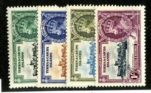 1935 Turks Sc #71/74 mlh* cv. $9.90 ( 580 JUB )