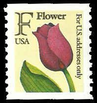 PCBstamps   US #2518 (29c)F Flower Stamp, coil, MNH, (2)