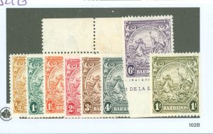 Barbados #193A/200a Unused Multiple