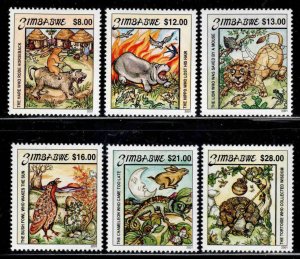 Zimbabwe #885-90 ~ Cplt Set of 6 ~ Folklore, Stories ~ Mint, NH  (2001)