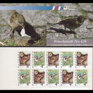 FAROE IS. 1999 - Scott# 351A Booklet-Birds NH