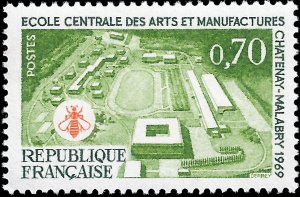 France 1969 Sc 1258 MNH School of the Arts & Manufacturing