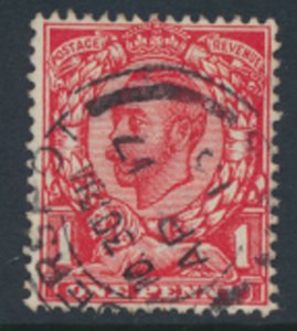 Great Britain SC# 158*  SG 345  George V Downey Head Used see detail & scans