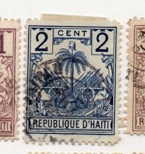 Haiti 1887 Early Issue Fine Used 2c. 073382