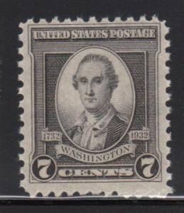 U S Scott 712 Mint OG NH - 2009 SCV $0.60 - Lot # 712-A4