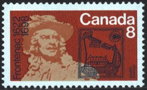SC#561 8¢ 300th Anniversary of Frontenac's Appointment to New France (1...