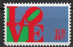 1973 Sc1475 Love by Robert Indiana MNH