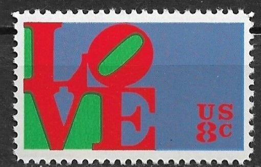 1973 Sc1475 Love by Robert Indiana MNH