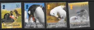 FALKLAND ISLANDS SG1308/11 2015 BIRDS & YOUNG MNH