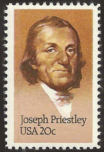 # 2038 MINT NEVER HINGED JOSEPH PRIESTLEY