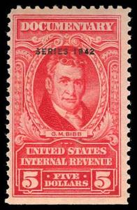 U.S. REV. DATED REDS R352  Mint (ID # 75206)