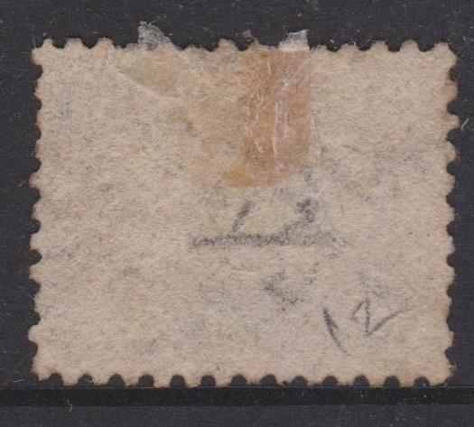 Great Britain 1870 QV 1/2d Dull Rose Sc#58 Plate 12 Used