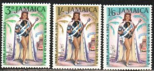 Jamaica Sc #205-207 Mint Hinged