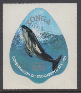 Tonga C253 Whale MNH VF