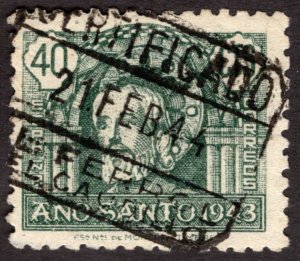 1943, Spain 40c, Used, Sc 728