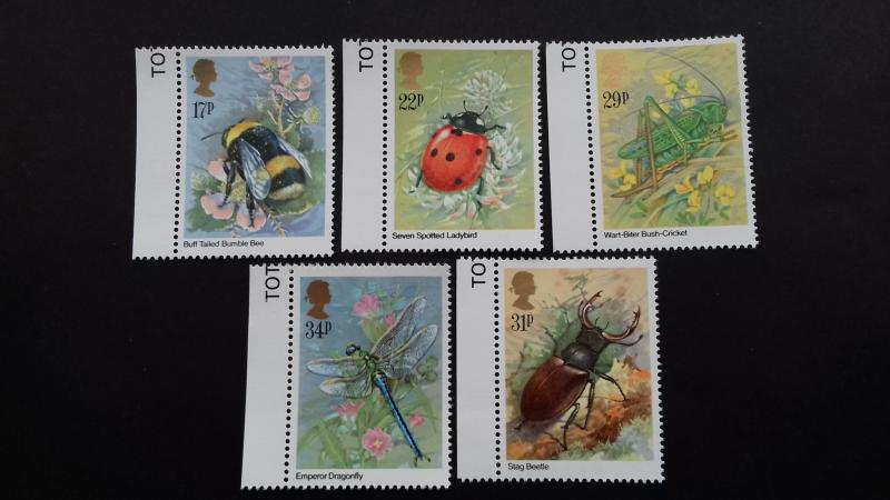 Great Britain Great Britain -1985 Insects Mint