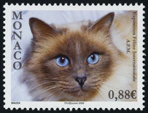 Monaco 2532 MNH International Cat Show