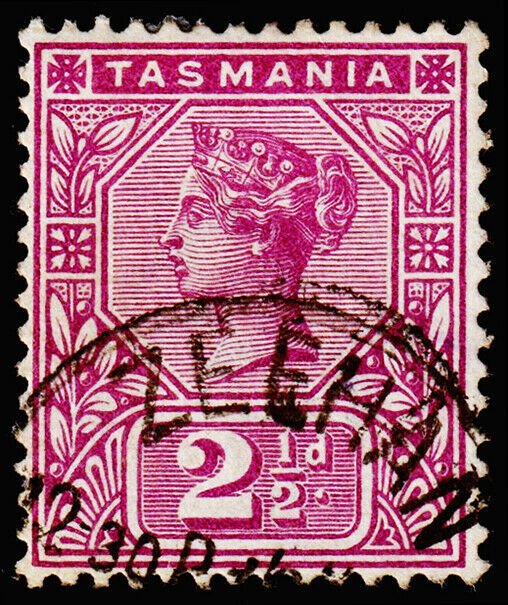 Tasmania Scott 77 (1892) Used VF, CV $7.25 M