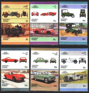 Tuvalu. 1986. 93-104. Cars. MNH.