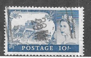 GB #373 10sh Castles    (U) CV $2.00