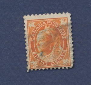 CANADA - Scott 72 - 8 cents used - 1897