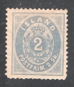 Iceland #1   F/VF, Unused, CV $1050.00   ....   2790001