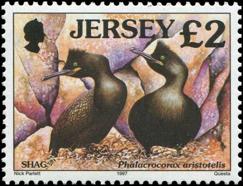 Great Britain Jersey 1997 Sc 778-785 Birds Merganser Tern Gull Puffin CV $10.85