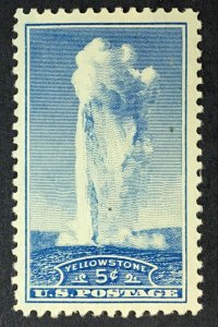 744 5c Yellowstone National Park - Mint NH OG VF