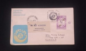 D)1974, URUGUAY, INTERNATIONAL PHILATELIC EXHIBITION, CENTENARY OF THE UNIVERSAL