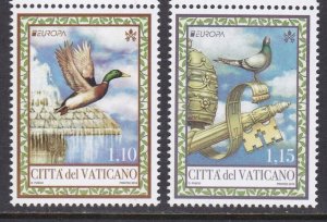 Vatican, Fauna, Birds, EUROPA MNH / 2019