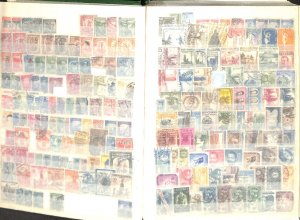 Columbia Stamp Collection in 50 Page Stock Book, Packed With Stamps Unchecked